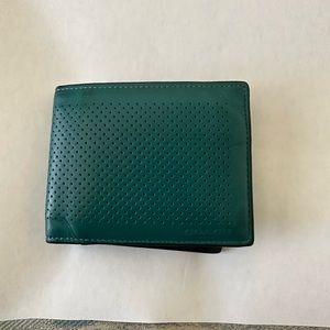 Men’s Coach Teal Wallet